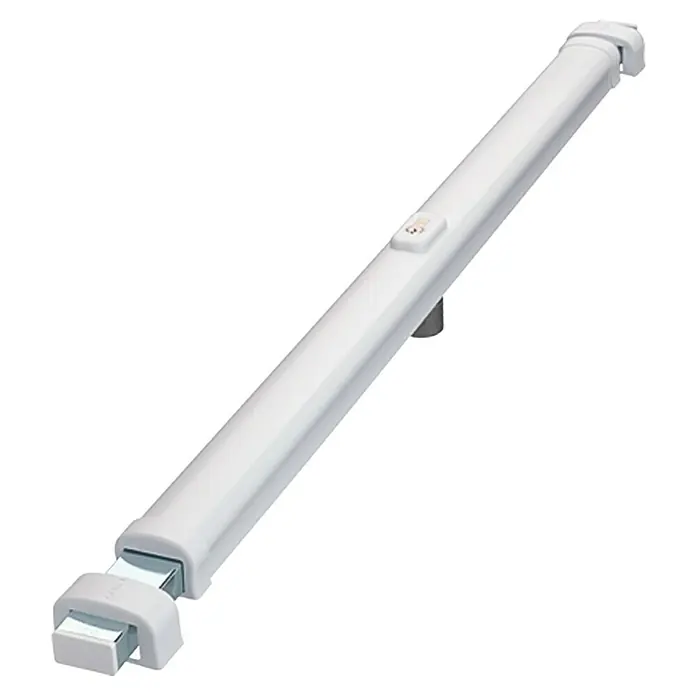 Abus Panzerriegel PR 2600 - Weiß, Geeignet für: Türblattbreite von 73,5 - 103 cm - Weiße LED-Unterbauleuchte, ideal für Küche oder Werkstatt, sorgt für helles und effizientes Licht. Praktische Montage und einfache Bedienung.
