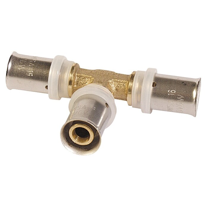 Comisa Tlačni T-konektor  (3 x 16 mm, Premer: 16 mm) | Pritisni fitingi | Cevni sistemi in fitingi | Sanitarna inštalacija | Kopalnica in sanitarije | Izdelki | BAUHAUS