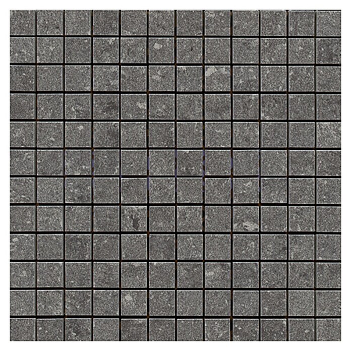 Futura by Palazzo Mozaïektegel (30 x 30 cm, Antraciet, Mat, Afmeting: 2,5 x 2,5 cm)