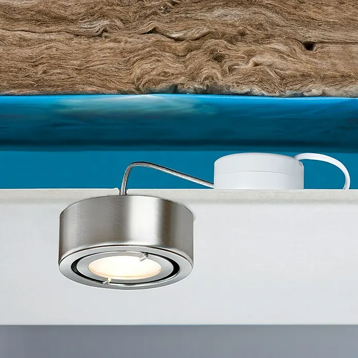 Paulmann Transformator Disc - 70 VA, 230 V, Weiß - LED-Einbaustrahler in gebürstetem Nickel-Finish, ideal für moderne Innenräume. Schafft eine angenehme Lichtatmosphäre.