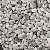 Probau Steinchenteppich Marmorkiesel, 2-4 mm (Nebelgrau, 20 kg, Glänzend)