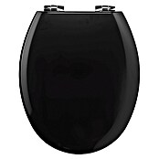 Poseidon Toiletzitting Rio (Softclose, Houten kern, Zwart)
