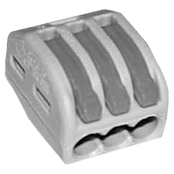 Wago Stezaljka za žice  (Broj vodiča: 3 Kom., 0,08 mm² - 4 mm², 32 A, 400 V, 10 Kom.) | BAUHAUS