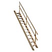 Solid Elements Holzwangentreppe (Buche, Geschosshöhe: Max. 272 cm)