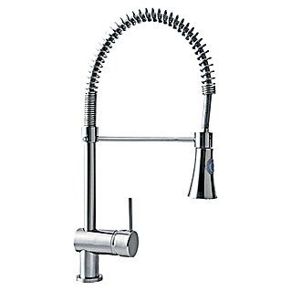 Camargue Merida Grifo de cocina (Extensible, Acero inoxidable, Mate)