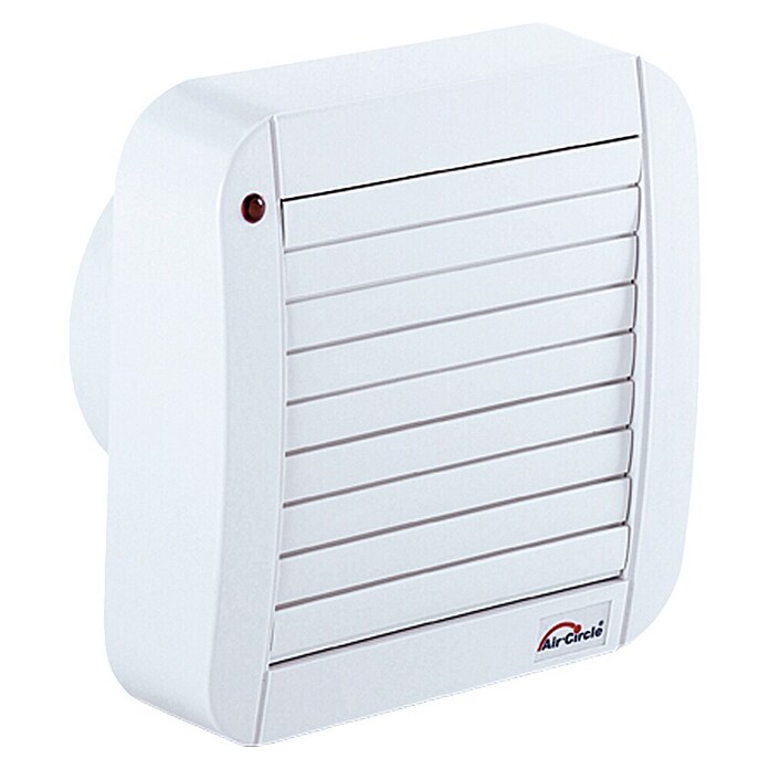 Air-Circle Ventilator Air Style (Weiß, Durchmesser: 100 mm, Jalousie und Timer)