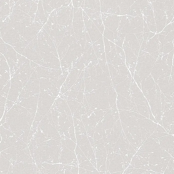Tapete Küche M1-No.36 Vliestapete Grau Weiß Naturtapete Struktur -  - Hellgraue, leinenartige Textur mit erhabenen weißen Verästelungen.