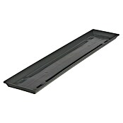 Geli Standard Plato para maceta de balcón (Largo: 80 cm, Antracita)