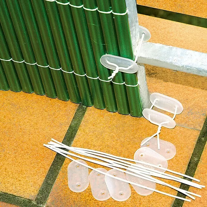 Befestigungs-Set - 26 Stk., Kunststoff, Transparent
