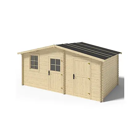 Gartenhaus, Gerätehaus 15m2 - 5x3m - 28mm