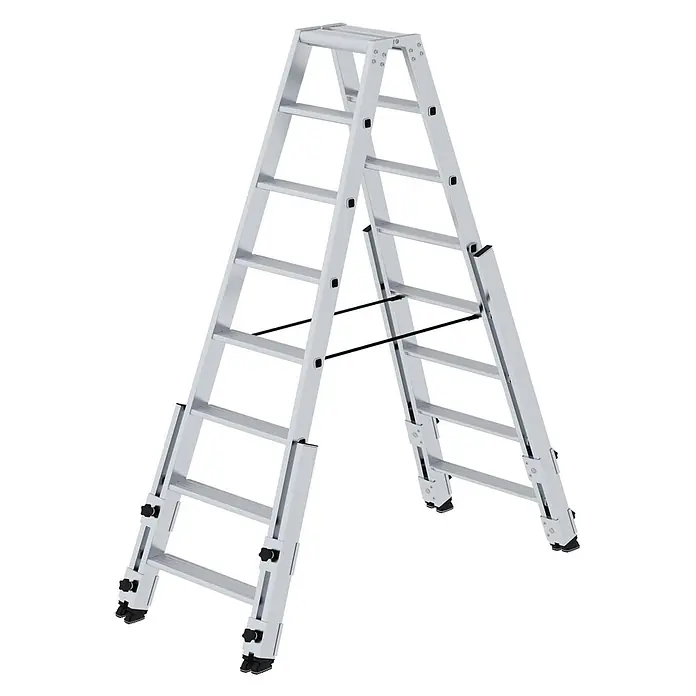 Stufen-Stehleiter treppengängig 2x8 Stufen - 