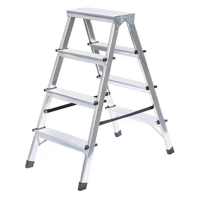 Haushaltsleiter beidseitig begehbar 2x4 Stufen - 