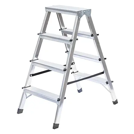 Haushaltsleiter beidseitig begehbar 2x4 Stufen