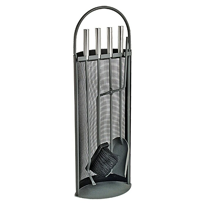 Lienbacher Garnitura za kamin (Antracit, Visina: 66 cm)