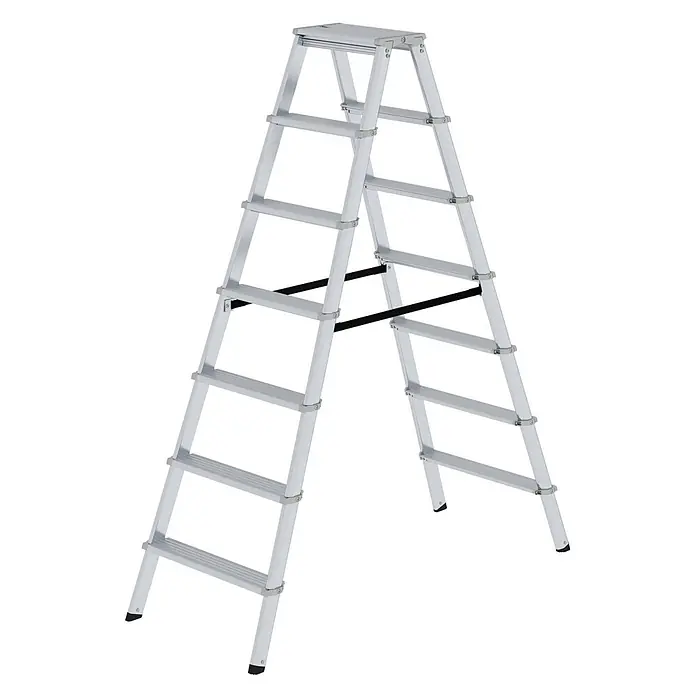ML Stufen-Stehleiter beidseitig begehbar 2x7 Stufen - 