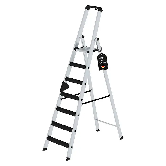 Stufen-Stehleiter einseitig begehbar mit clip-step relax 7 Stufen - 