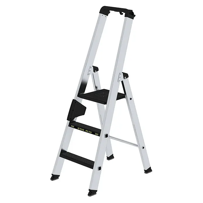 Stufen-Stehleiter 250 kg einseitig begehbar mit clip-step R13 3 Stufen - 