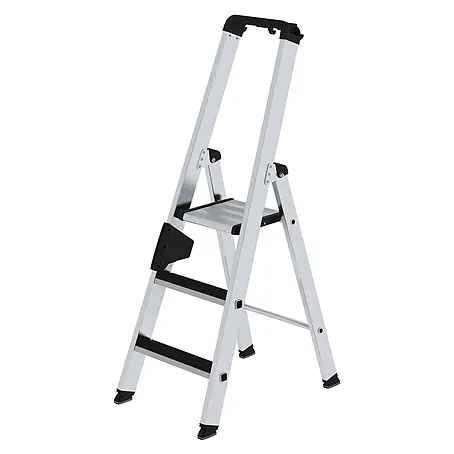 Stufen-Stehleiter einseitig begehbar mit clip-step 3 Stufen