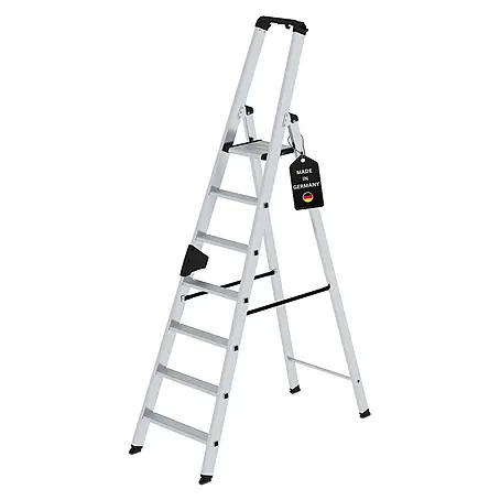 Stufen-Stehleiter einseitig begehbar 7 Stufen