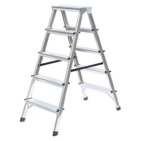 Haushaltsleiter beidseitig begehbar 2x5 Stufen