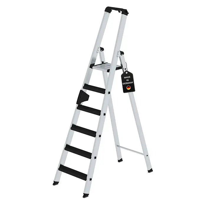 Stufen-Stehleiter einseitig begehbar mit clip-step relax 6 Stufen - 