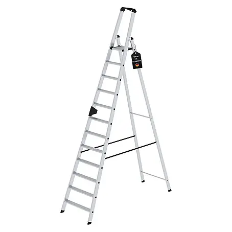 Stufen-Stehleiter einseitig begehbar 12 Stufen