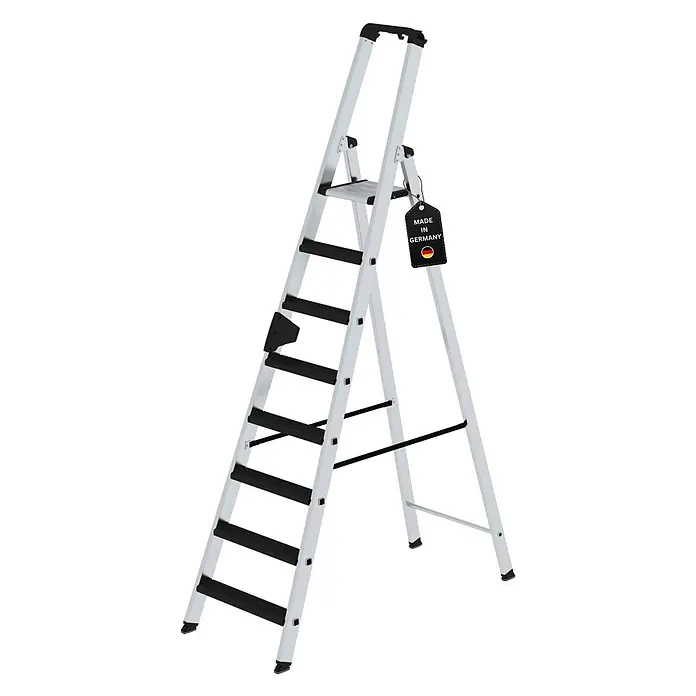 Stufen-Stehleiter einseitig begehbar mit clip-step relax 8 Stufen - 