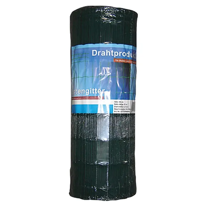 Hadra Maschendrahtzaun - 25 x 1 m, Grün - Eine Rolle grüner Drahtzaun, ideal für Hobbygärtner und Landschaftsbau, bietet Schutz und Ästhetik für jeden Garten.