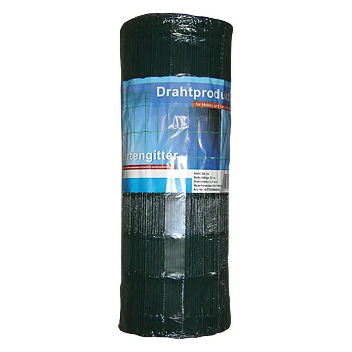 Hadra Maschendrahtzaun - 25 x 0,81 m, Grün - Eine Rolle grüner Drahtzaun, ideal für Hobbygärtner und Landschaftsbau, bietet Schutz und Ästhetik für jeden Garten.