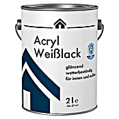 Acryl-Weißlack (2 l, Glänzend)