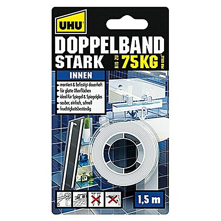 UHU Doppelband Stark Universal (1,5 m x 19 mm)