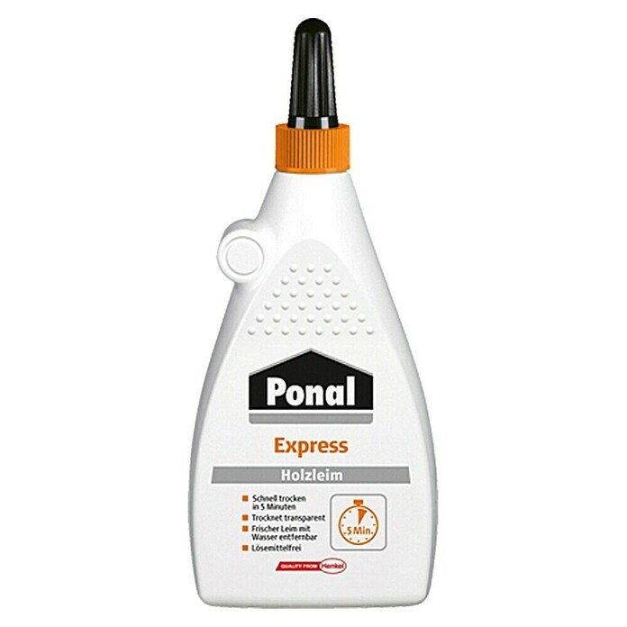Ponal Holzleim Express (225 g, Lösemittelfrei, Schnelltrocknend, Transparent (getrocknet))