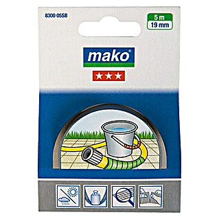 Mako Super-Kraftband (Grau, 500 x 1,9 cm)