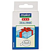 Mako Klebefilm (1 Rolle, 33 m x 19 mm, Glasklar)