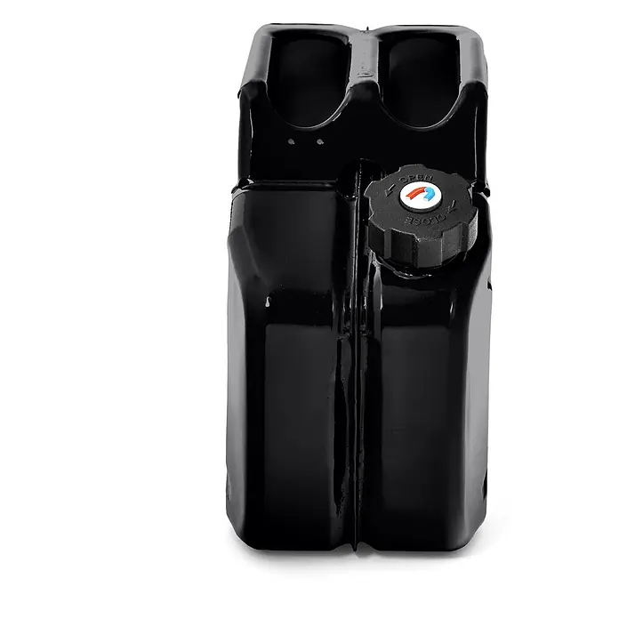 BW Kraftstoffkanister 10 l, Metall, Schraubverschluss, Schwarz -  - Schwarzer Kühlmittelbehälter mit Verschlusskappe.