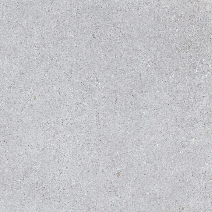 Feinsteinzeug in matter hellgrauer Betonoptik 60x60 - Italienische Fliesen - 