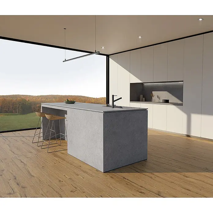 Design-Feinsteinzeug hellgrauer matter 120x120 - Italienische Fliesen - 
