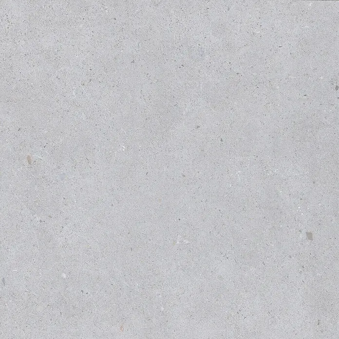 Feinsteinzeug in matter hellgrauer Betonoptik 60x60 - Italienische Fliesen - 
