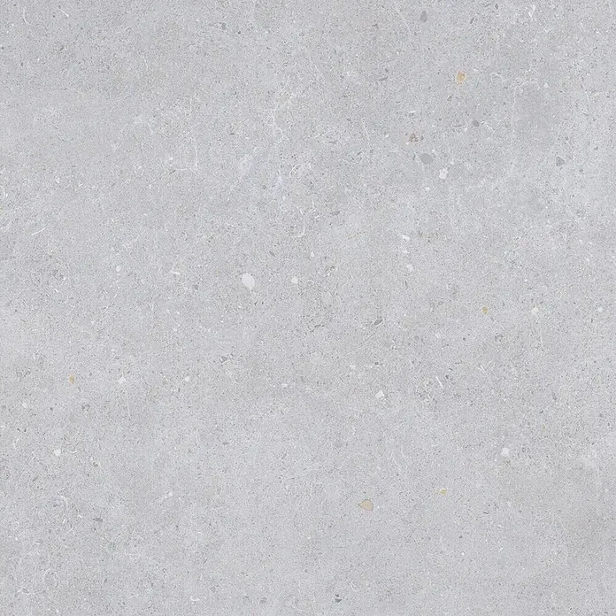Feinsteinzeug in matter hellgrauer Betonoptik 60x60 - Italienische Fliesen - 