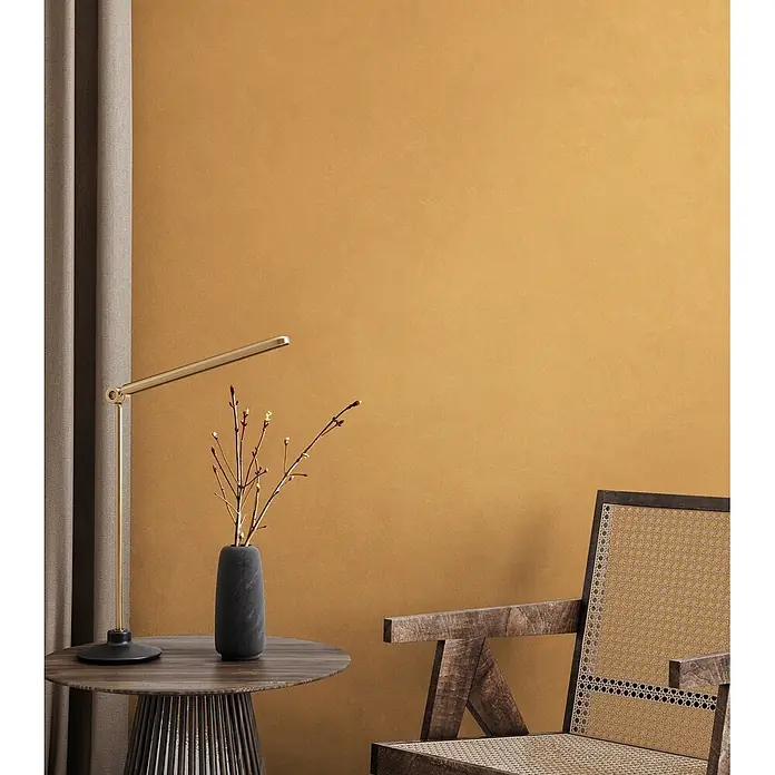 Feinsteinzeug in farbiger gelber Betonoptik 60x60 - Italienische Fliesen - 