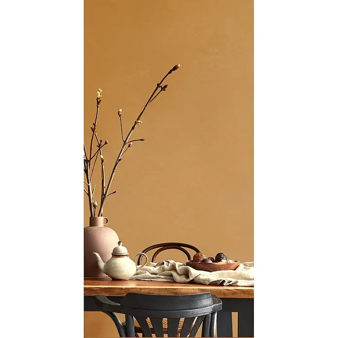 Feinsteinzeug in farbiger gelber Betonoptik 60x60 - Italienische Fliesen - 
