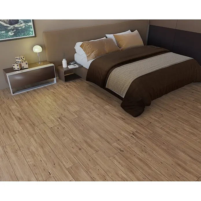Feinsteinzeug in matter roher Nussbaumholzoptik 30x120 - Ital. Fliesen - 