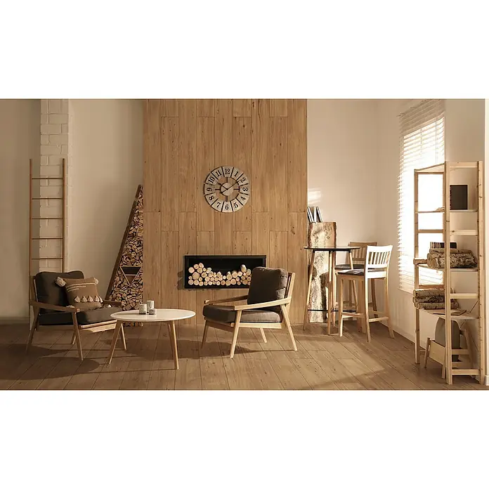 Feinsteinzeug in matter roher Nussbaumholzoptik 30x120 - Ital. Fliesen - 