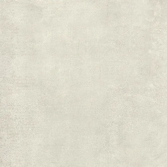 Feinsteinzeug in zeitgenössischer weißer Betonoptik 60x60 - Ital. Fliesen - 