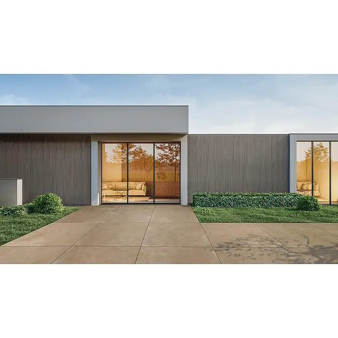 Feinsteinzeug in beiger Harzoptik 60x120, rutschhemmend - Ital. Fliesen - 