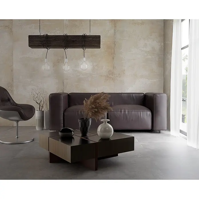 Feinsteinzeug in beiger Betonoptik 120x120 - Italienische Fliesen - 