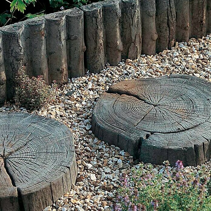 EHL Betontegel Stapsteen stonewood (Natuurlijk bruin, Diameter: 300 mm - 450 mm, Stonewood, Beton)