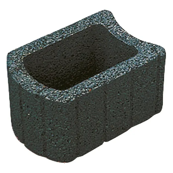 Christoph Pflanzstein MultisteinAnthrazit, 33 x 24 x 20 cm, Beton - Pflanzstein aus porösem, dunklem Material. Perfekt für Garten- oder Landschaftsbauprojekte und für individuelle Gestaltung.