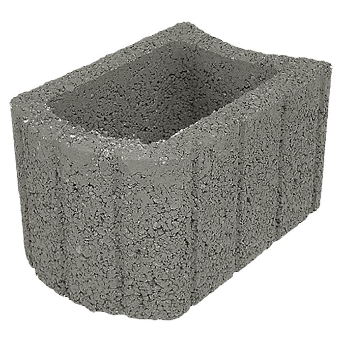 Pflanzstein Multistein (Grau, 33 x 24 x 20 cm, Beton)