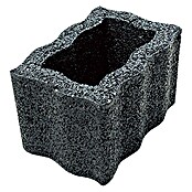 Plantenbaksteen Bloembak (Antraciet, 30 x 20 x 20 cm, Beton)